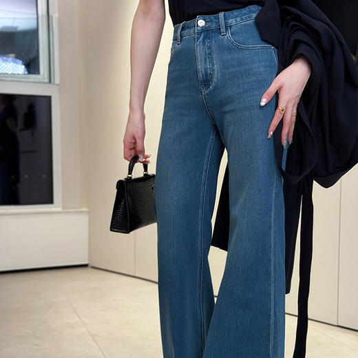 【现货】良木礼微辣长腿牛仔裤(91608-1) 商品图0