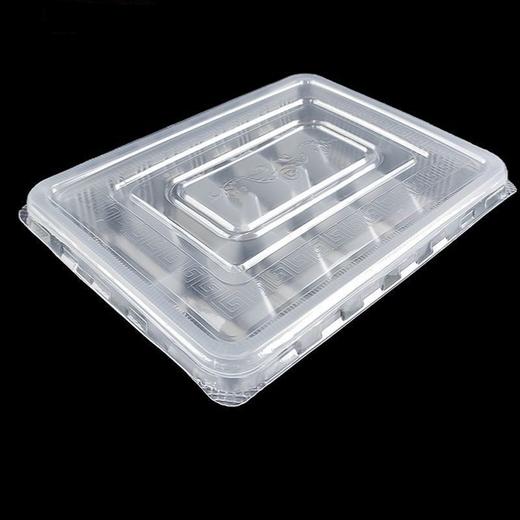 15格 一次性饺子盒  50个装 带盖饺子盒 外卖打包盒塑料水饺包装盒 商品图1