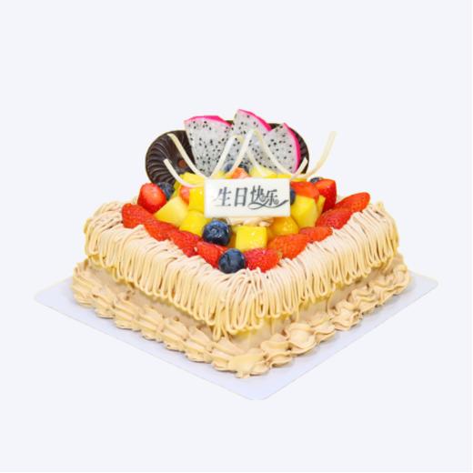 【栗子蛋糕-夏天】栗子甜品的灵魂-水果生日蛋糕 商品图0