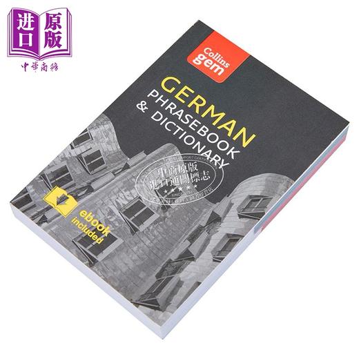 【中商原版】Collins Gem Phrasebook & Dictionary - German (4th edition) 柯林斯袖珍德语短语和词典 英文原版  Collins 商品图2