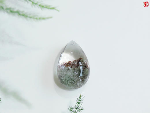 绿幽灵水晶吊坠 配精美挂绳 商品图0