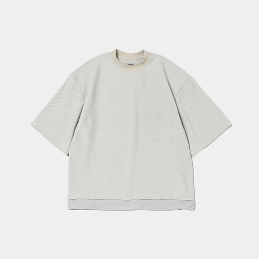 meanswhile SOLOTEX Waffle S/S Tee 吸水速干面料华夫格短袖T恤 商品图3