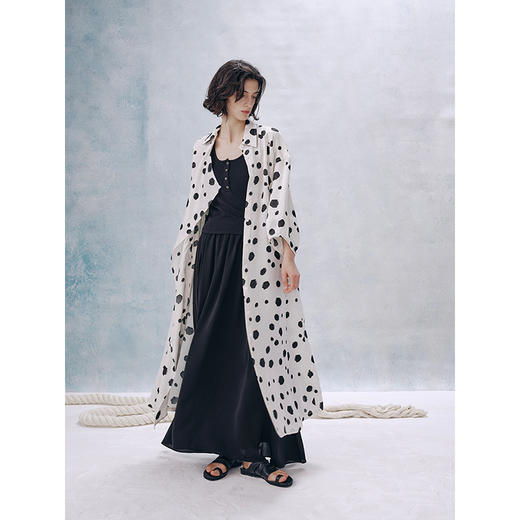 UMILAB【夜曲】垂顺抗皱懒人穿搭松紧腰藏肉显瘦百搭半裙D789M 商品图4