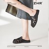 ZHR则则平底镂空凉鞋多巴胺罗马编织拖鞋205新款轻便旅游户外半拖 商品缩略图8