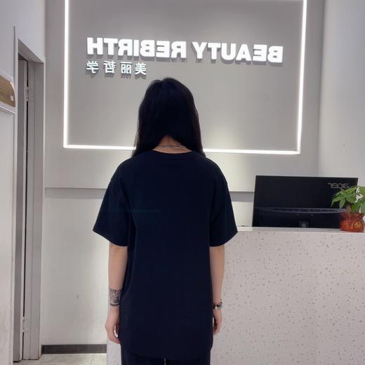 MZ圆领大字母图案短袖T恤（黑）夏季952010380321 商品图2