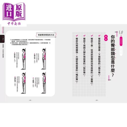 【中商原版】解决常见身形问题 女性体态改善图鉴	渡部龙哉	枫叶社出版 港台原版 商品图4