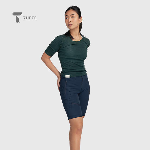 TUFTE 女士垂柳系列软壳拉链裤 商品图4