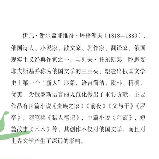 父与子 （三联精选经典新读） 屠格涅夫 著 三联精选 三联书店 商品图2