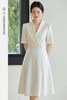 FUYAO扶摇 中华风连衣裙女修身显瘦西装裙优雅短袖高级感大摆裙夏 商品缩略图5