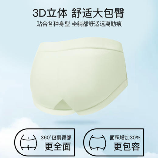 N2-【5条装】【冰丝面膜裤 7A含桑蚕丝抑菌】裸感无痕女士内裤女夏薄款   冰绡透影/缇兰香原/束柔裤/  轻纱雨露/光氧如烟/柳叶无痕 商品图6