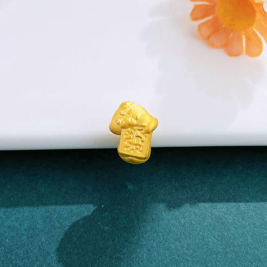 【限时7.5折】【定价黄金】足金 #蛇年新品 #生肖 【精品】3D硬金空心蛇年生肖发字蛇宝宝生肖手串配件Diy手串配件(AR3DSC00174)预售产品下单后不退款不退货不换货不补差价 商品图0