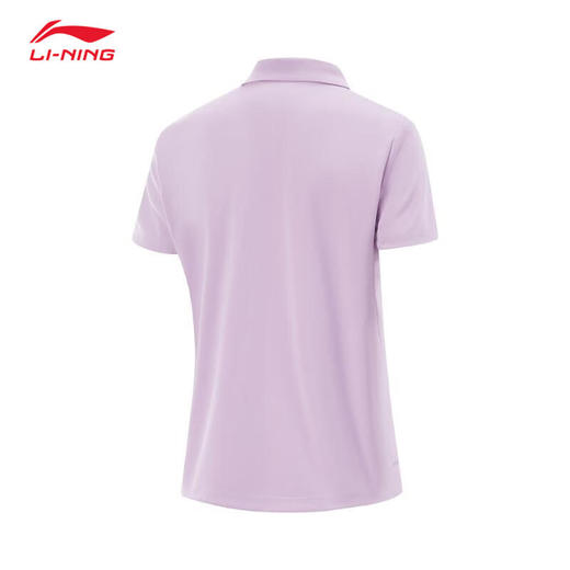 李宁健身系列女子防晒排湿速干宽松短袖POLO衫APLV016 商品图1