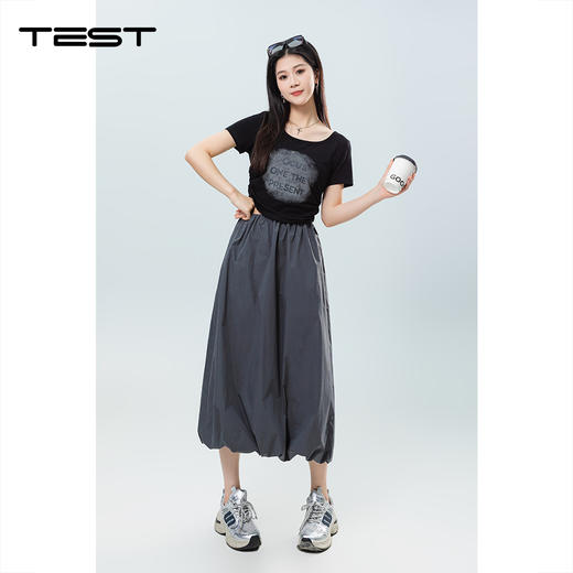 夏上新时尚字母印花镂空背设计感T恤1252047 商品图2