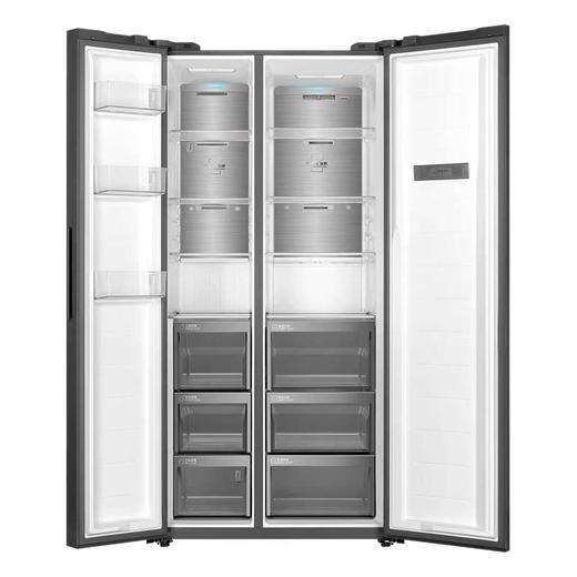 海尔 冰箱 BCD-625WLHSS19GSU1 625升 一级能效 变频 对开门冰箱 博卡灰颜色 彩晶面板 电脑控温 触摸按键 商品图3