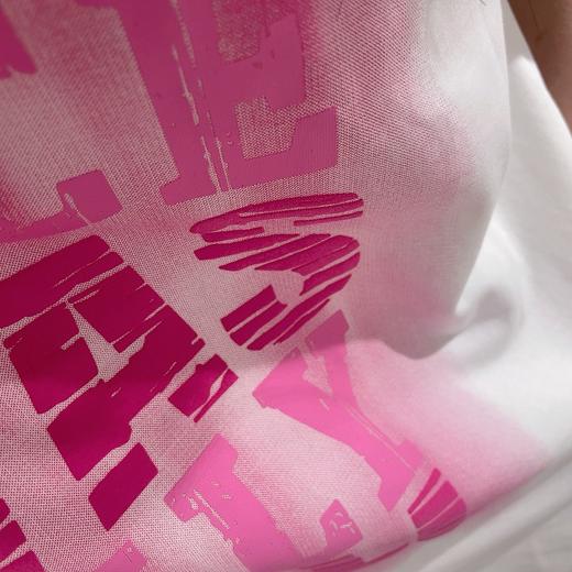 MZ圆领字母印花短袖T恤（白黑）夏季952010110321 商品图3