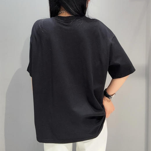 NC圆领字母蝴蝶印花短袖T恤（黑）夏季252130030321 商品图1