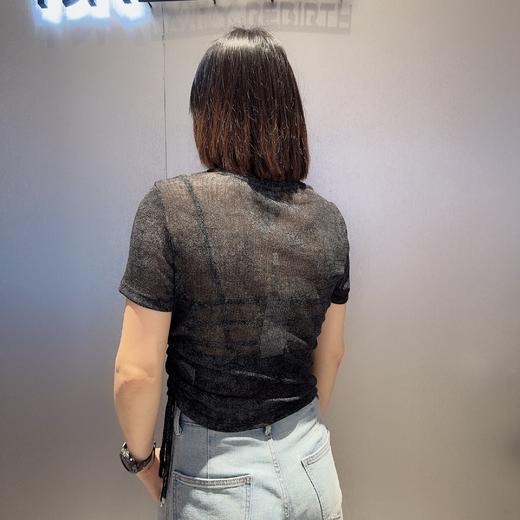 NC圆领侧边抽绳短袖T恤50316（灰）夏季152520100321 商品图1