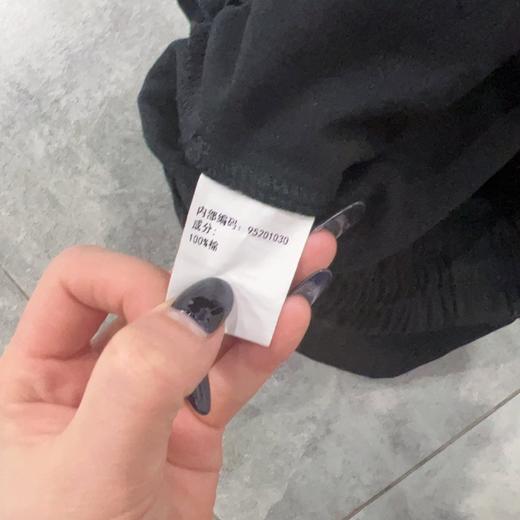 MZ全松紧腰双口袋短裤（黑）夏季952010300321 商品图3