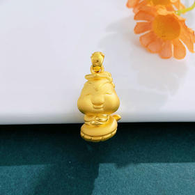 【限时7.5折】【定价黄金】足金 #蛇年新品 #生肖 【精品】3D硬金空心博士蛇宝宝吊坠(AR3DDZ00224)（预售产品下单后不退款不退货不换货不补差（预售产品下单后不退款不退货不换货不补差