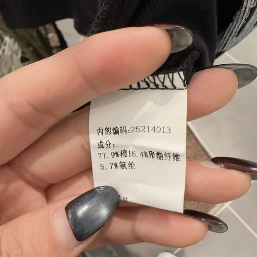 MC翻领大印花拉链短袖小衫50328（黑）夏季252140130321 商品图5