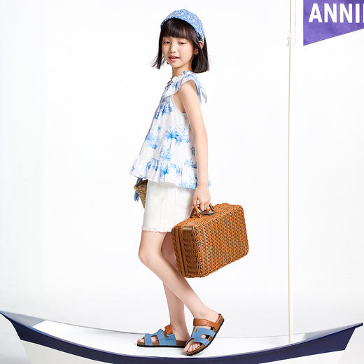 【实体店同款】女童短袖上衣夏季新款安奈儿童装AG521681 商品图5