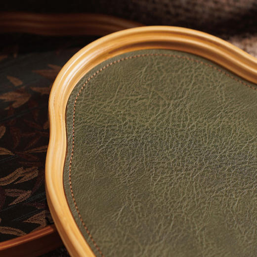 竹小茶丨复古手工竹盘 织锦墨竹茶席/双面皮席 茶具 茶席 茶盘 干泡台 原竹 多款可选 商品图7