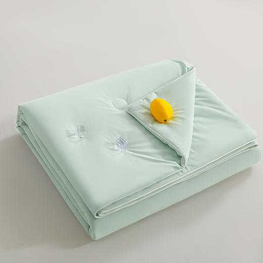 杞冠臻选 | 纺王冰淇淋凉感被 水波绿 轻薄透气 凉感抗菌 商品图13