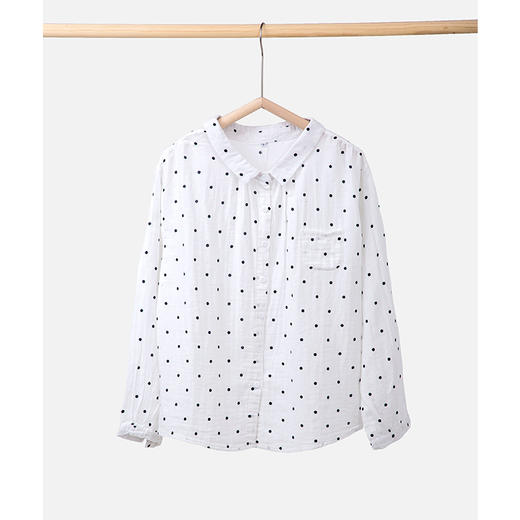 波点棉质衬衫 商品图1