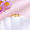 【限时克减150元】足金999 #固口戒指  5G黄金实心鸢尾芳华鸢尾花艺术圈戒(BE5GJZ00067)预售产品下单后不退款不退货不换货不补差价 商品缩略图2