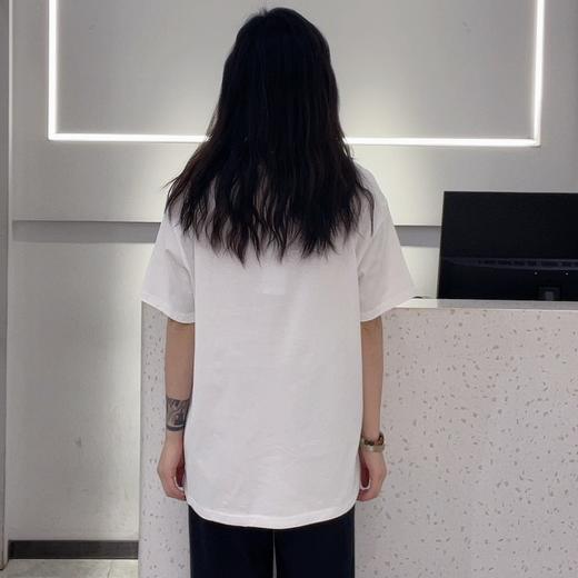 MZ圆领字母印花短袖T恤（白黑）夏季952010110321 商品图1