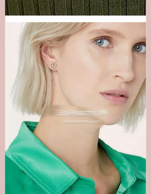 外贸原单TB密镶锆石小圆标耳钉 
三色: 金色/银色/玫瑰金

材质:黄铜镀金➕锆石➕医用钢针

特价，简易包装 商品图10