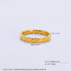 【限时克减150元】足金999 5G黄金实心戒指光面麻花条戒(BE5GJZ00093)（预售产品下单后不退款不退货不换货不补差 商品缩略图2
