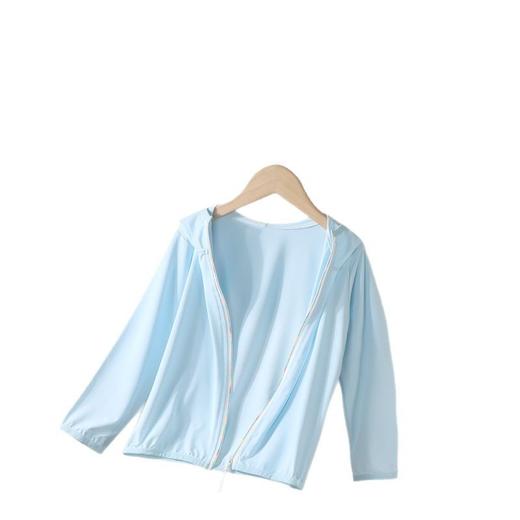 夏季儿童防晒衣50＋冰丝防紫外线轻薄透气渐变色男女孩防晒服夏装 商品图4