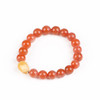 【敦煌如愿·天然南红玛瑙蜜蜡手串】南红手链樱桃红手链  蜜蜡随形珠手串小清新时尚 商品缩略图7