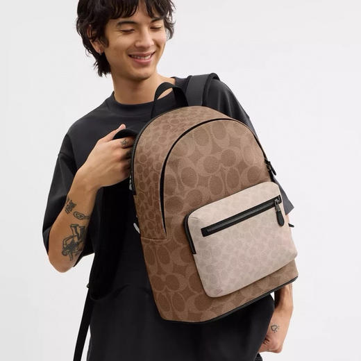 ¥1899🇺🇸出行你需要一个大背包！Coach West 男款大双肩包 ，这款特别火爆，coach畅销男士背包，非常有质感 商品图8