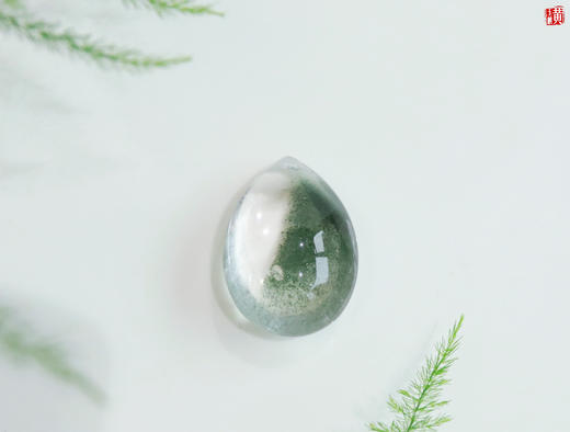 【幽绿幻纱】绿幽灵水晶吊坠 配精美挂绳 商品图0