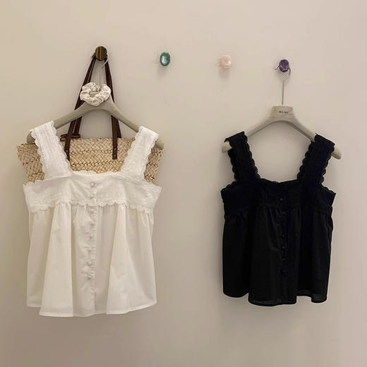 裁缝学苑AQ442法式方领宽肩带吊带纸样女装上衣花边外穿小衫样板 商品图1