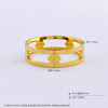 【限时克减150元】足金999 5G黄金镂空镜面金四叶草固口圈戒(BN5GJZ00001)预售产品下单后不退款不退货不换货不补差价 商品缩略图5
