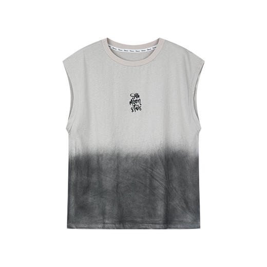 笛莎千与2025夏新款男童时尚潮酷渐变无袖T恤 商品图4