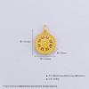 【限时克减150元】足金999 #复古风 #八宝罗盘 （足金999字印）5G黄金镂空福运绵长圆满福字罗盘吊坠（不含链）(5GDZ00555)（预售产品下单后不退款不退货不换货不补差价） 商品缩略图4