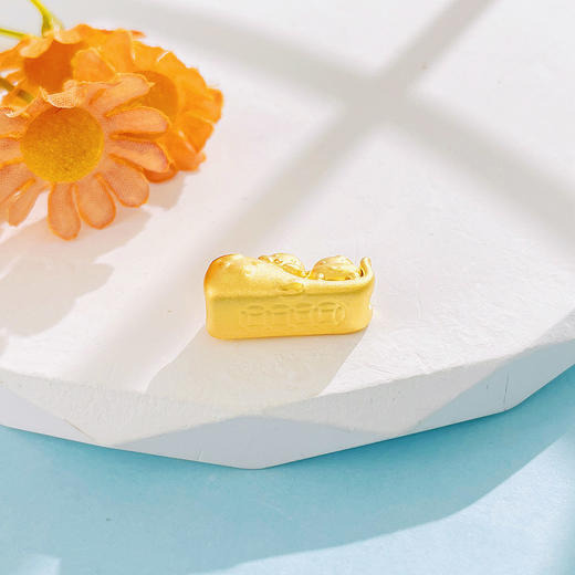 【限时7.5折】【定价黄金】足金 #三合生肖 3D硬金牛蛇鸡手串配件Diy手串配件(V3DSC00540)（预售产品下单后不退款不退货不换货不补差价）（预售产品下单后不退款不退货不换货不补差价） 商品图1