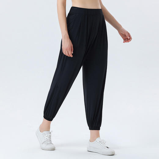 UPF50+冰丝防晒裤女轻薄防紫外线凉感防晒休闲裤宽松束脚灯笼裤子 商品图2