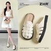 ZHR则则平底镂空凉鞋多巴胺罗马编织拖鞋205新款轻便旅游户外半拖 商品缩略图0