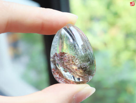 【朱翠绮光】绿幽灵水晶吊坠 配精美挂绳 商品图5