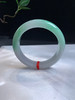 612702，55绿底正圈手镯，一半带绿底，颜色过渡非常自然，干净清新 商品缩略图4
