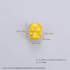 【限时7.5折】【定价黄金】足金 #蛇年新品 #生肖 【精品】3D硬金空心蛇年生肖星星蛇宝宝生肖手串配件Diy手串配件(AR3DSC00175)（预售产品下单后不退款不退货不换货不补差价） 商品缩略图4