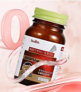 3-7天发货【自营】Dearlife 高活性日本进口 养生纳豆胶囊 30.9克 （515毫克*60粒）