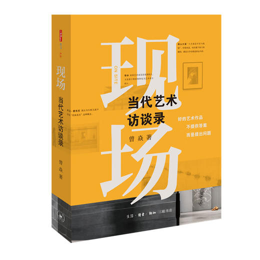 现场：当代艺术访谈录 曾焱 著 中读文丛 艺术理论 三联书店 商品图1
