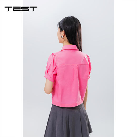 夏上新时尚修身设计感气质衬衣1252052 商品图5