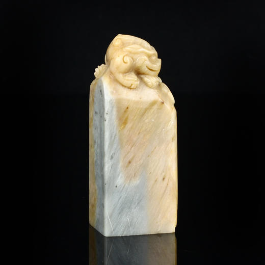孤品016722-昌化石带皮兽钮方章-2.9*2.5*7.5cm 商品图2